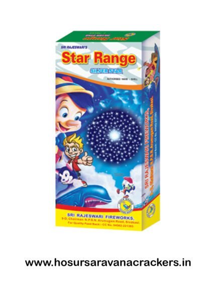 2.5" Silver Star (2pcs)