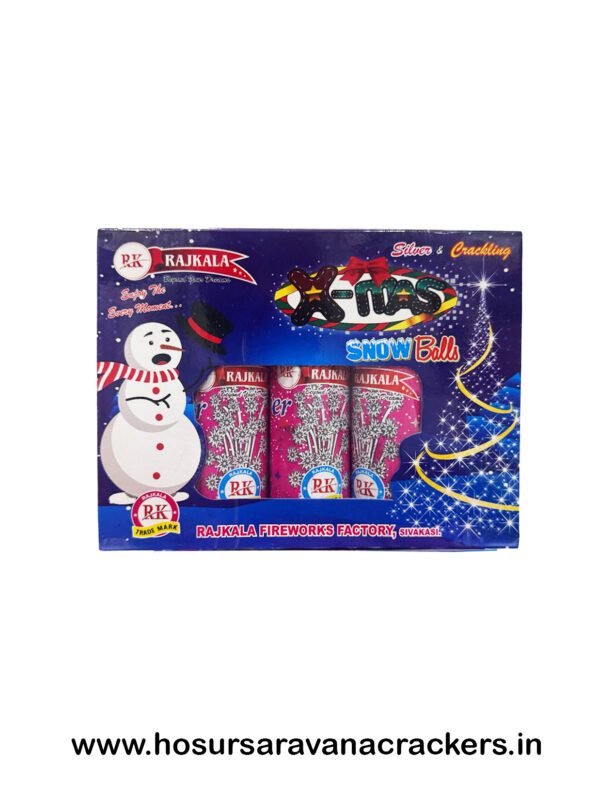X-mas Silver Crackling (3pcs)